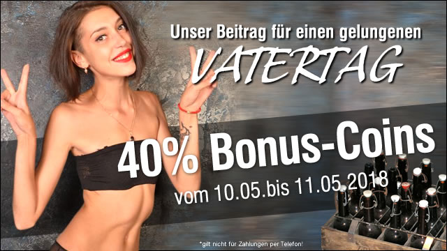 Vatertagsbonus bei 777 und JetztLive!