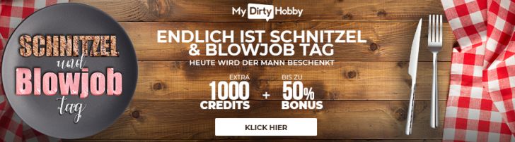 Schnitzel und Blowjob-Tag auf My Dirty Hobby